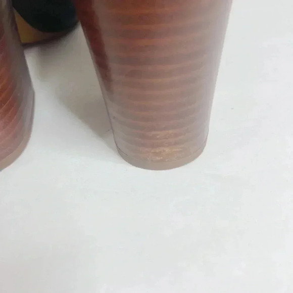 Franco Sarto Callahan Black Pebbled Leather Booties Size 11 - Picture 12 of 12